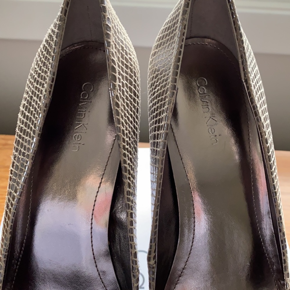 Calvin Klein Karsyn Metallic Python Pump - image 6